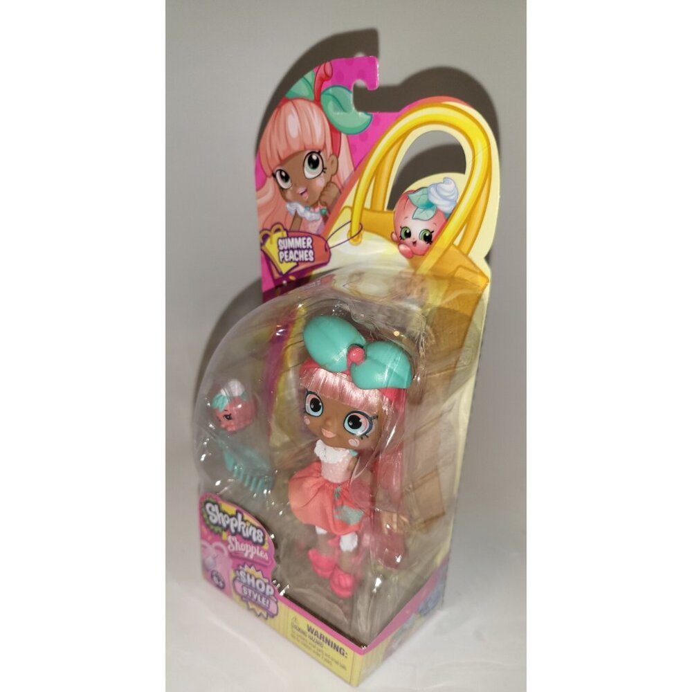 Shopkins Summer Peaches & Sweetie Le Peach Shoppie Shoppies Shop Style NEW RARE! - Picture 2 of 12